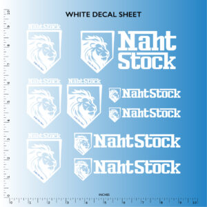 NahtStock Decal Sheet - White